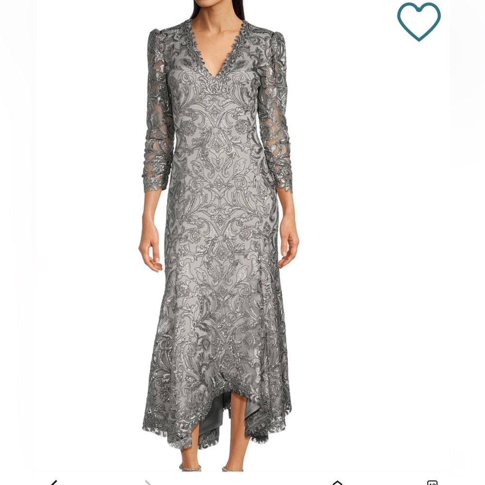 Tadashi Shoji Vivar Handkerchief Hem Dress